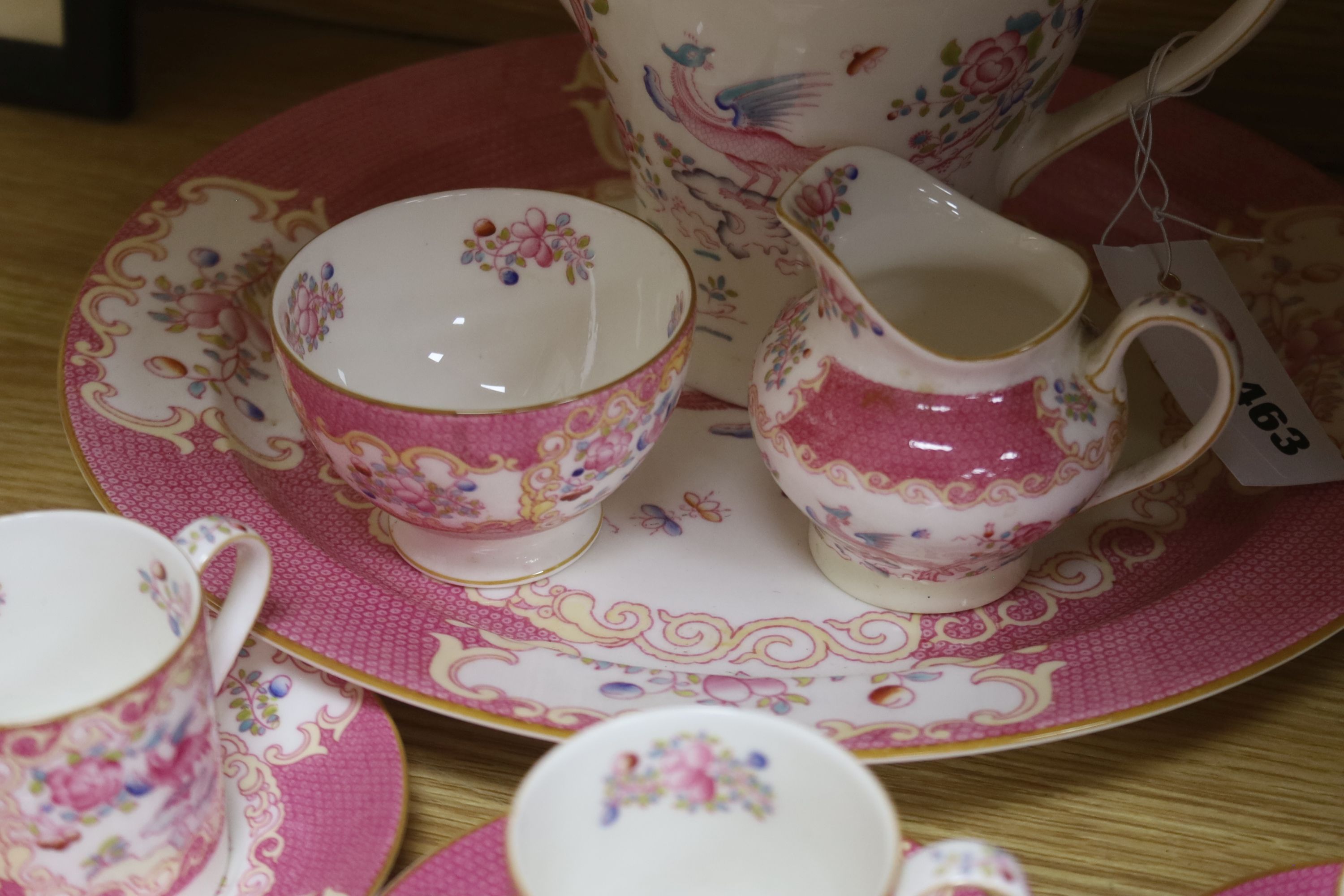 A Minton tea service with cake plate